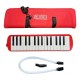 Muzicuta Melodica 32 Clape, Flippy, din ABS, pentru Incepatori, 45 x 13 x 7 cm, Include Husa si Suflator, Rosu Muzicuta Melodica 32 Clape, Flippy, din ABS, pentru Incepatori, 45 x 13 x 7 cm, Include Husa si Suflator, Rosu