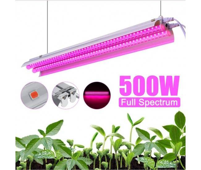 Lampa dubla pentru cresterea plantelor Flippy, 50 cm, T5, tehnologie LED, nu afecteaza plantele, potrivit pentru intregul ciclu de crestere, multicolor Lampa dubla pentru cresterea plantelor Flippy, 50 cm, T5, tehnologie LED, nu afecteaza plantele, potrivit pentru intregul ciclu de crestere, multicolor