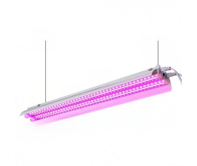 Lampa dubla pentru cresterea plantelor Flippy, 50 cm, T5, tehnologie LED, nu afecteaza plantele, potrivit pentru intregul ciclu de crestere, multicolor Lampa dubla pentru cresterea plantelor Flippy, 50 cm, T5, tehnologie LED, nu afecteaza plantele, potrivit pentru intregul ciclu de crestere, multicolor