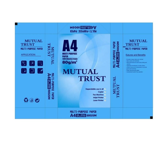 Hartie copiator A4, 80 g/mp, 500 coli/top, 5 topuri/cutie