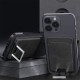 Accesoriu pentru telefon 3 in 1 Flippy, incarcator Wirelles Magsafe, portofel si suport, negru