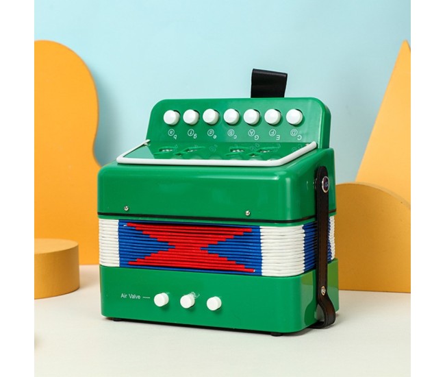 Acordeon Pentru Copii, Flippy, Acordeon Jucarie pentru Educatie Timpurie, 7 butoane 2 bass, Acordeon Instrument Muzical pentru Copii, 18 x 17 x 10 cm, Verde Acordeon Pentru Copii, Flippy, Acordeon Jucarie pentru Educatie Timpurie, 7 butoane 2 bass, Acordeon Instrument Muzical pentru Copii, 18 x 17 x 10 cm, Verde