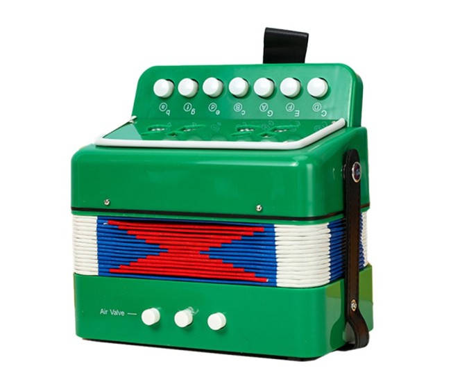 Acordeon Pentru Copii, Flippy, Acordeon Jucarie pentru Educatie Timpurie, 7 butoane 2 bass, Acordeon Instrument Muzical pentru Copii, 18 x 17 x 10 cm, Verde Acordeon Pentru Copii, Flippy, Acordeon Jucarie pentru Educatie Timpurie, 7 butoane 2 bass, Acordeon Instrument Muzical pentru Copii, 18 x 17 x 10 cm, Verde