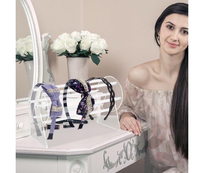 Organizator pentru Accesorii de Par, Flippy, Rotatie 360 Grade, din Plastic, 30 x 21 x 13 cm, Transparent Organizator pentru Accesorii de Par, Flippy, Rotatie 360 Grade, din Plastic, 30 x 21 x 13 cm, Transparent