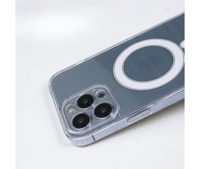 Husa protectie Flippy pentru iPhone 13 Mag Safe, 2 in 1 incarcare si magnet, Silicone, Transparenta Husa protectie Flippy pentru iPhone 13 Mag Safe, 2 in 1 incarcare si magnet, Silicone, Transparenta