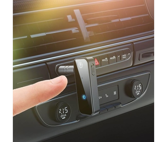 Adaptor audio auto Flippy Bluetooth B46, Jack 3.5mm, negru