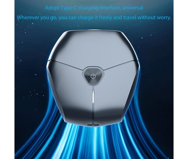 Aparat de Ras Portabil, Flippy, 8W, Autonomie 60 min, Incarcare Cablu Type C Inclus, Periuta de Curatare, Husa, Reincarcabil, 7.3x7.5x3.3 cm, Negru Aparat de Ras Portabil, Flippy, 8W, Autonomie 60 min, Incarcare Cablu Type C Inclus, Periuta de Curatare, Husa, Reincarcabil, 7.3x7.5x3.3 cm, Negru