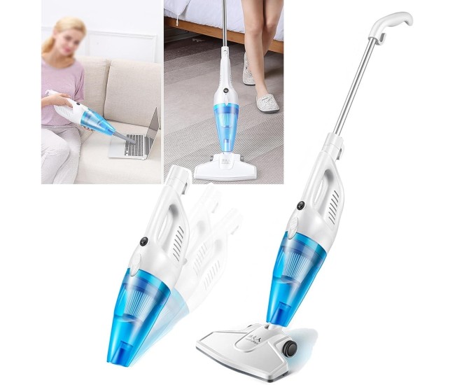 Aspirator Vertical 2in1, Flippy, Fara Sac, 2 Capete, de Mana, Filtrare Multipla, 95 x 24.5 cm, Albastru Aspirator Vertical 2in1, Flippy, Fara Sac, 2 Capete, de Mana, Filtrare Multipla, 95 x 24.5 cm, Albastru