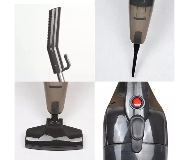 Aspirator Vertical 2in1, Flippy, Fara Sac, 2 Capete, de Mana, Filtrare Multipla, 95 x 24.5 cm, Negru Aspirator Vertical 2in1, Flippy, Fara Sac, 2 Capete, de Mana, Filtrare Multipla, 95 x 24.5 cm, Negru