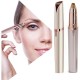 Trimmer Facial, Flippy, pentru Sprancene, Incarcare USB, 1.5 x 13 cm, din ABS, Sampanie