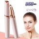 Trimmer Facial, Flippy, pentru Sprancene, Incarcare USB, 1.5 x 13 cm, din ABS, Alb