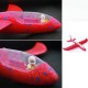 Avion Planor cu Pilot, Flippy, Din Polistiren, Cu Lumini pe Toata Lungimea, 47 cm, Rosu Avion Planor cu Pilot, Flippy, Din Polistiren, Cu Lumini pe Toata Lungimea, 47 cm, Rosu