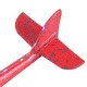 Avion Planor Flippy, cu Lumini pe Toata Lungimea, din Poliester, 48 cm, Rosu
