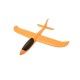 Avion Planor, in punga, Flippy, din Polistiren, Lungime 47 cm, Portocaliu