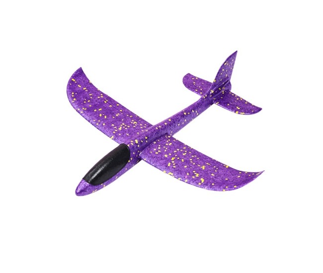 Avion Planor, Flippy, Simplu, din Poliester, 48 cm, Violet Avion Planor, Flippy, Simplu, din Poliester, 48 cm, Violet
