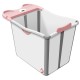 Cada Pliabila pentru Baie, Flippy, din PP+TPE, pentru Copii +6 Luni, Model Ursulet, Scaun de Interior, Detasabil, 82 x 50 x 54 cm, Roz Cada Pliabila pentru Baie, Flippy, din PP+TPE, pentru Copii +6 Luni, Model Ursulet, Scaun de Interior, Detasabil, 82 x 50 x 54 cm, Roz