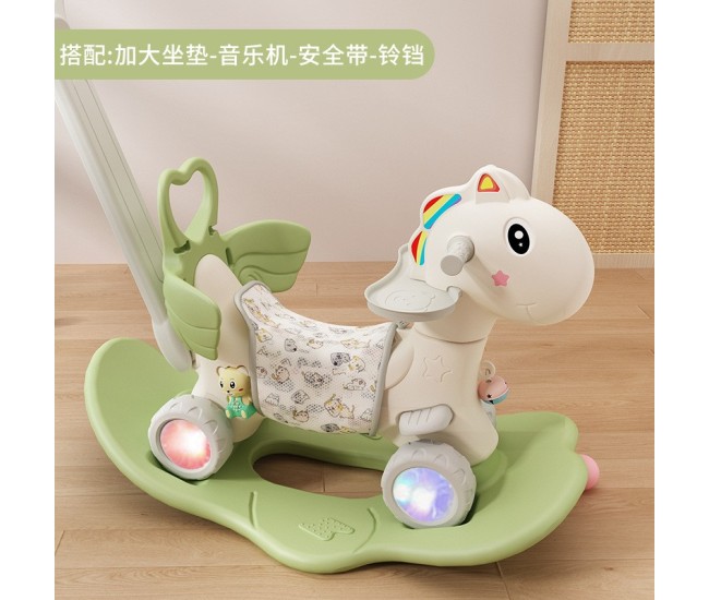 Balansoar pentru Copii, Flippy, 3in1, cu Spatar si Bara de Siguranta, Maner cu Cos de Basket, Tava de Masa, Roti Luminoase, 80 x 43 x 83 cm, din Plastic, + 3 Ani, Verde Balansoar pentru Copii, Flippy, 3in1, cu Spatar si Bara de Siguranta, Maner cu Cos de Basket, Tava de Masa, Roti Luminoase, 80 x 43 x 83 cm, din Plastic, + 3 Ani, Verde