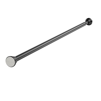 Bara Telescopica Multifunctionala, Flippy, din Otel Inoxidabil, Utilizare Universala, Retractabila 107 - 195 cm, Fara Perforare Perete, Negru