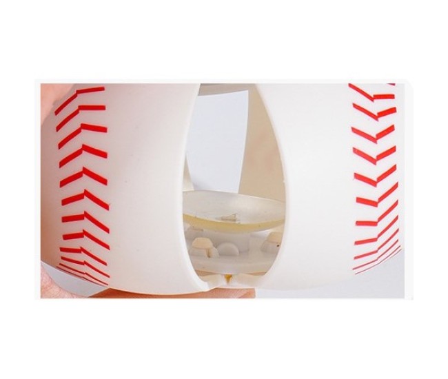 Minge UFO baseball Flippy cu deformare, diametru 8 cm, 3 ani +, lumini LED interactiva, minge magică OZN zburator, minge zburătoare, Alb Minge UFO baseball Flippy cu deformare, diametru 8 cm, 3 ani +, lumini LED interactiva, minge magică OZN zburator, minge zburătoare, Alb