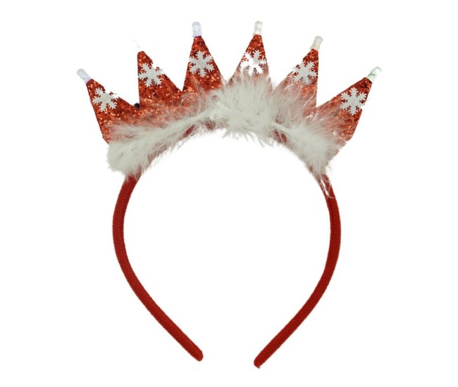 Bentita/cerc de Craciun, culoare rosie, marime standard, Flippy Bentita/cerc de Craciun, culoare rosie, marime standard, Flippy