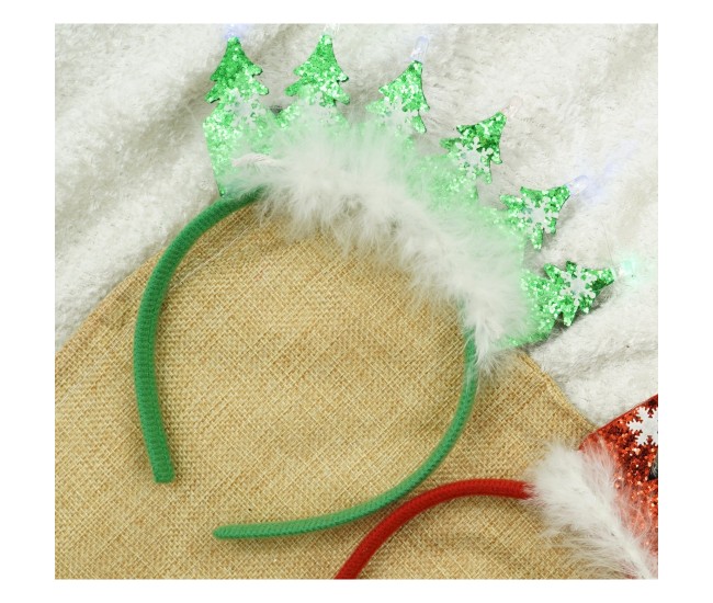 Bentita/cerc de Craciun, culoare verde, marime standard, Flippy Bentita/cerc de Craciun, culoare verde, marime standard, Flippy