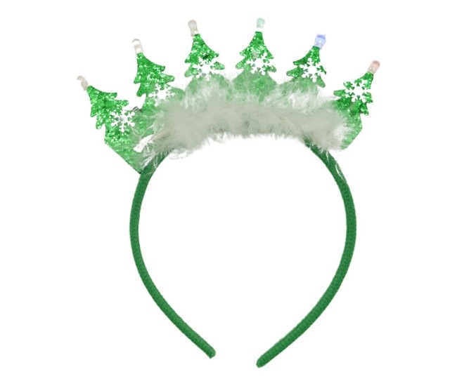 Bentita/cerc de Craciun, culoare verde, marime standard, Flippy Bentita/cerc de Craciun, culoare verde, marime standard, Flippy