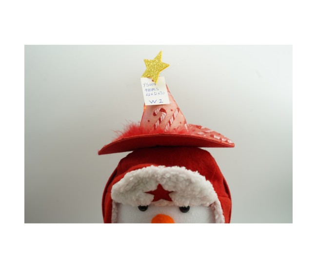 Bentita/cerc tip palarie de Craciun, culoare rosie cu led, marime standard, Flippy Bentita/cerc tip palarie de Craciun, culoare rosie cu led, marime standard, Flippy