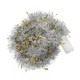 Beteala Craciun cu LED, Aurie, model cu stelute, 2 m x 5 cm, PVC, Sir, Artificiala, Flippy Beteala Craciun cu LED, Aurie, model cu stelute, 2 m x 5 cm, PVC, Sir, Artificiala, Flippy
