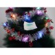 Beteala Craciun cu LED, Rosie, model cu fulgi de nea, 2 m x 5 cm, PVC, Sir, Artificiala, Flippy Beteala Craciun cu LED, Rosie, model cu fulgi de nea, 2 m x 5 cm, PVC, Sir, Artificiala, Flippy