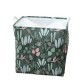 Cutie de Depozitare Pliabila, Flippy, Impermeabila, cu Snur, Capacitate 100 L, cu Manere, 50x50x40cm, Model Frunze, Verde Cutie de Depozitare Pliabila, Flippy, Impermeabila, cu Snur, Capacitate 100 L, cu Manere, 50x50x40cm, Model Frunze, Verde