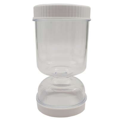 Borcan pentru Muraturi, Flippy, cu Separator pentru Lichide, Ermetic, Termorezistent, Tip Clepsidra, 2 Furculite Incluse, ABS, Alb, 18x9x9 cm Borcan pentru Muraturi, Flippy, cu Separator pentru Lichide, Ermetic, Termorezistent, Tip Clepsidra, 2 Furculite Incluse, ABS, Alb, 18x9x9 cm