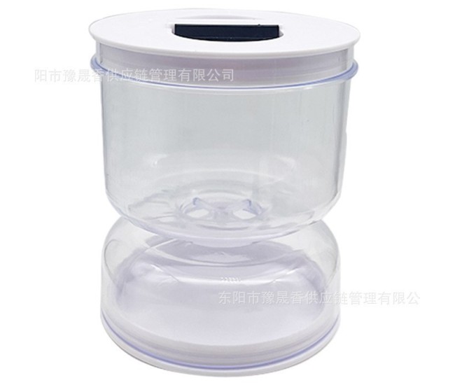 Borcan pentru Muraturi, Flippy, cu Separator pentru Lichide, Ermetic, Termorezistent, Tip Clepsidra, 800 ml, ABS, Alb, 13x11 cm Borcan pentru Muraturi, Flippy, cu Separator pentru Lichide, Ermetic, Termorezistent, Tip Clepsidra, 800 ml, ABS, Alb, 13x11 cm