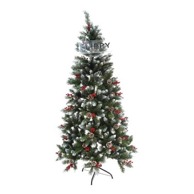 Brad Artificial de Craciun, Flippy, Sectionat pentru Perete/ Colt, 2.10 m inaltime, Verde, Decorat, Diametru Inferior 106 cm, Interior/ Exterior Brad Artificial de Craciun, Flippy, Sectionat pentru Perete/ Colt, 2.10 m inaltime, Verde, Decorat, Diametru Inferior 106 cm, Interior/ Exterior