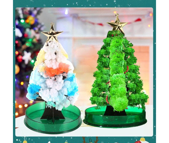 Brad Copac de Hartie Infloritor pe Apa, Flippy, Jucarie Brad Magic Infloritor de Craciun, Crestere Lenta in 8-24 h, Decoratiune de Craciun, 16.5 x 9.5 x 9.5 cm, Verde Brad Copac de Hartie Infloritor pe Apa, Flippy, Jucarie Brad Magic Infloritor de Craciun, Crestere Lenta in 8-24 h, Decoratiune de Craciun, 16.5 x 9.5 x 9.5 cm, Verde