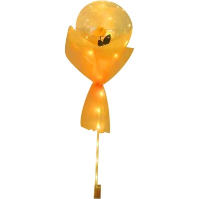 Buchet Decorativ, Flippy, Trandafir in Balon cu Lumini Led, Diametru 35 cm, 2 x Baterii AA (neincluse), Sampanie Buchet Decorativ, Flippy, Trandafir in Balon cu Lumini Led, Diametru 35 cm, 2 x Baterii AA (neincluse), Sampanie