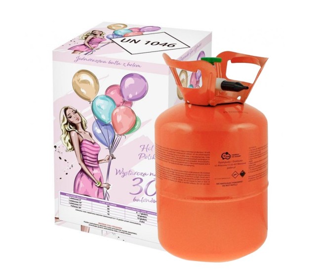 Butelie Heliu de Unica Folosinta, Flippy, Butelie pentru 30 Baloane Latex, ideala pentru Petreceri si Evenimente, 0.20 m3, 24 x 24 x 42 cm, Rosu Butelie Heliu de Unica Folosinta, Flippy, Butelie pentru 30 Baloane Latex, ideala pentru Petreceri si Evenimente, 0.20 m3, 24 x 24 x 42 cm, Rosu