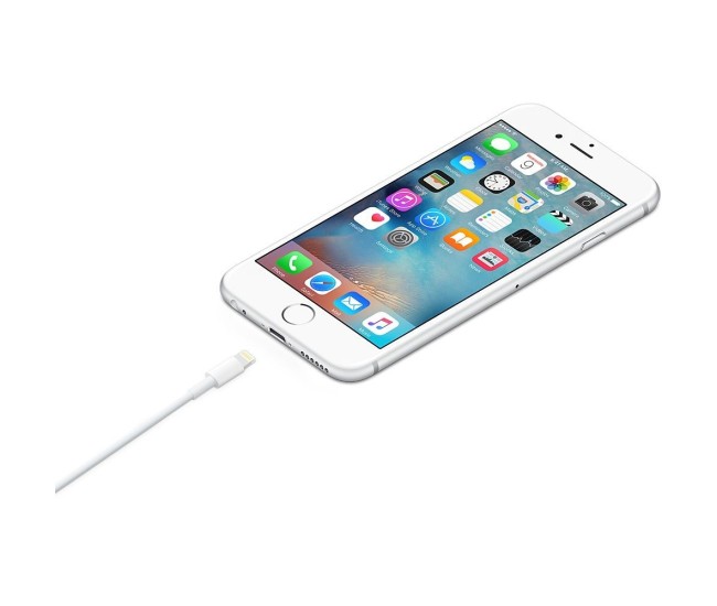 Cablu Date Apple Lightning 1m Alb Cablu Date Apple Lightning 1m Alb