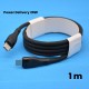 Cablu de Date impletit din Nailon, Flippy, Incarcare Rapida, Potrivit Compatibil cu iPhone, Cablu de Incarcare cu Power Delivery 20W, 1 m, Negru