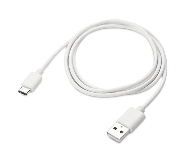 Cablu de date/Incarcare Type C 2m Alb Cablu de date/Incarcare Type C 2m Alb