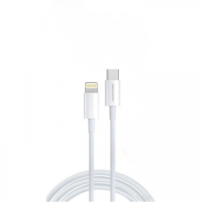 Cablu De Date USB Type-C la iPhone Flippy WUW-X181 20W 1 m, Alb Cablu De Date USB Type-C la iPhone Flippy WUW-X181 20W 1 m, Alb