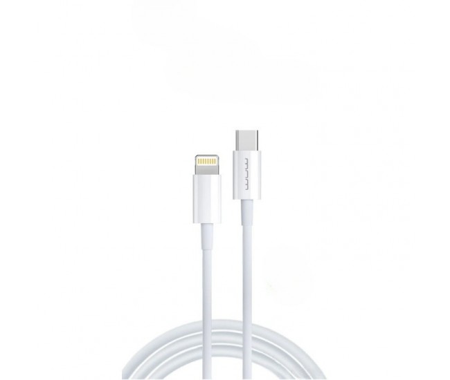 Cablu De Date USB Type-C la iPhone Flippy WUW-X181 20W 1 m, Alb Cablu De Date USB Type-C la iPhone Flippy WUW-X181 20W 1 m, Alb