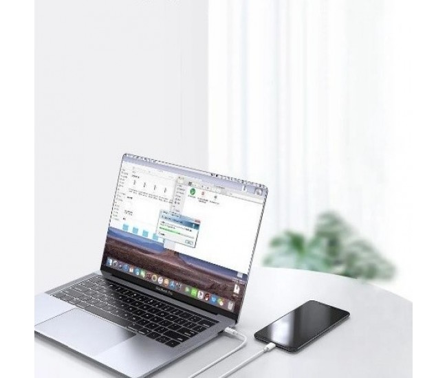 Cablu De Date USB Type-C la iPhone Flippy WUW-X181 20W 1 m, Alb Cablu De Date USB Type-C la iPhone Flippy WUW-X181 20W 1 m, Alb