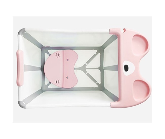 Cada Pliabila pentru Baie, Flippy, din PP+TPE, pentru Copii +6 Luni, Model Ursulet, Scaun de Interior, Detasabil, 82 x 50 x 54 cm, Roz Cada Pliabila pentru Baie, Flippy, din PP+TPE, pentru Copii +6 Luni, Model Ursulet, Scaun de Interior, Detasabil, 82 x 50 x 54 cm, Roz