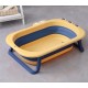 Cada Pliabila pentru Baie, Flippy, din PP+TPR, pentru Copii 0-6 Ani, Model Crocodil, Dop de Scurgere, 80x54x21 cm, Galben/Albastru Cada Pliabila pentru Baie, Flippy, din PP+TPR, pentru Copii 0-6 Ani, Model Crocodil, Dop de Scurgere, 80x54x21 cm, Galben/Albastru
