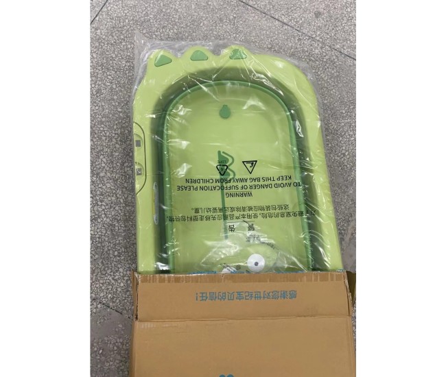 Cada Pliabila pentru Baie, Flippy, din PP+TPR, pentru Copii 0-6 Ani, Model Crocodil, Dop de Scurgere, 80x54x21 cm, Verde Cada Pliabila pentru Baie, Flippy, din PP+TPR, pentru Copii 0-6 Ani, Model Crocodil, Dop de Scurgere, 80x54x21 cm, Verde