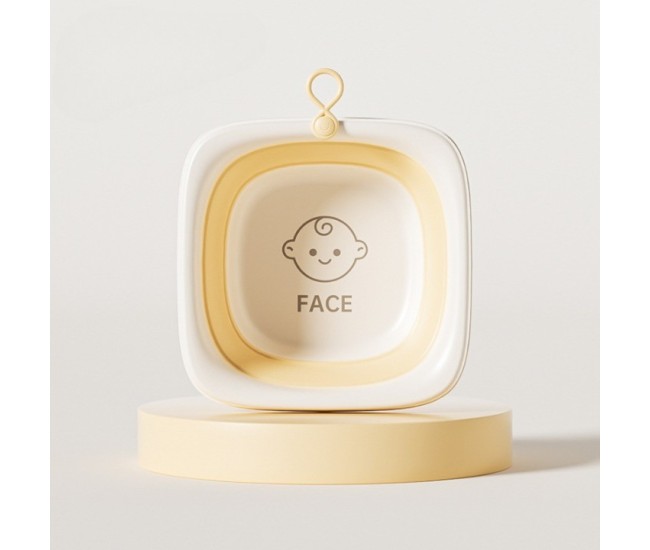 Cada Pliabila pentru Baie pentru Copii, Flippy, Cadita pentru Bebelusi, Model Patrat pentru Fata, Galben, 32x27.5x3.7 cm, 4 L Cada Pliabila pentru Baie pentru Copii, Flippy, Cadita pentru Bebelusi, Model Patrat pentru Fata, Galben, 32x27.5x3.7 cm, 4 L