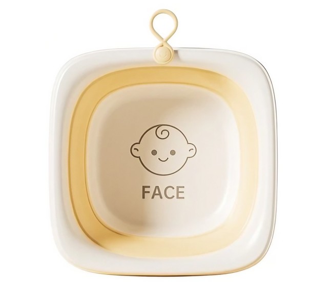 Cada Pliabila pentru Baie pentru Copii, Flippy, Cadita pentru Bebelusi, Model Patrat pentru Fata, Galben, 32x27.5x3.7 cm, 4 L Cada Pliabila pentru Baie pentru Copii, Flippy, Cadita pentru Bebelusi, Model Patrat pentru Fata, Galben, 32x27.5x3.7 cm, 4 L
