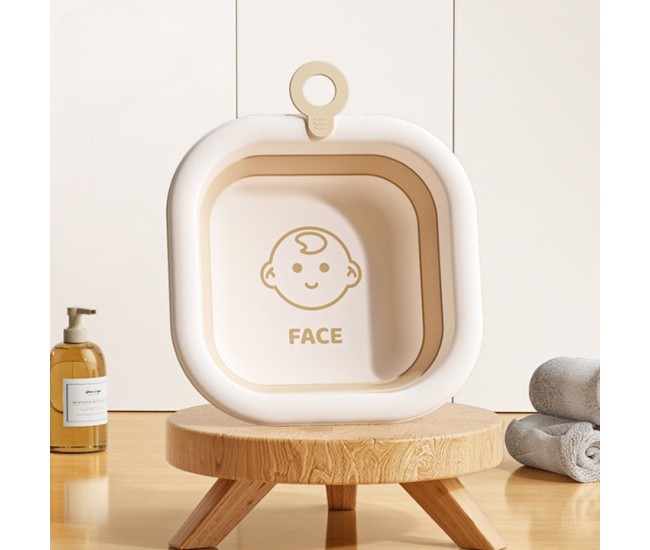 Cada Pliabila pentru Baie pentru Copii, Flippy, Cadita pentru Bebelusi, Model Patrat pentru Fata, Maro, 30x30x3.5 cm, 3.5 L Cada Pliabila pentru Baie pentru Copii, Flippy, Cadita pentru Bebelusi, Model Patrat pentru Fata, Maro, 30x30x3.5 cm, 3.5 L