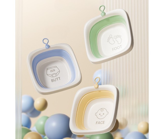Cada Pliabila pentru Baie pentru Copii, Flippy, Cadita pentru Bebelusi, Model Patrat pentru Picioare, Verde, 32x27.5x3.7 cm, 4 L Cada Pliabila pentru Baie pentru Copii, Flippy, Cadita pentru Bebelusi, Model Patrat pentru Picioare, Verde, 32x27.5x3.7 cm, 4 L