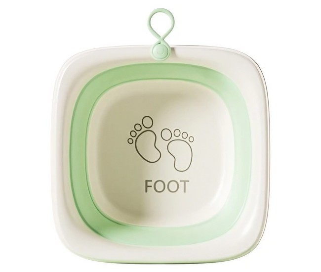 Cada Pliabila pentru Baie pentru Copii, Flippy, Cadita pentru Bebelusi, Model Patrat pentru Picioare, Verde, 32x27.5x3.7 cm, 4 L Cada Pliabila pentru Baie pentru Copii, Flippy, Cadita pentru Bebelusi, Model Patrat pentru Picioare, Verde, 32x27.5x3.7 cm, 4 L